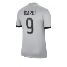 Paris Saint-Germain Mauro Icardi #9 Bortatröja 2022-23 Korta ärmar